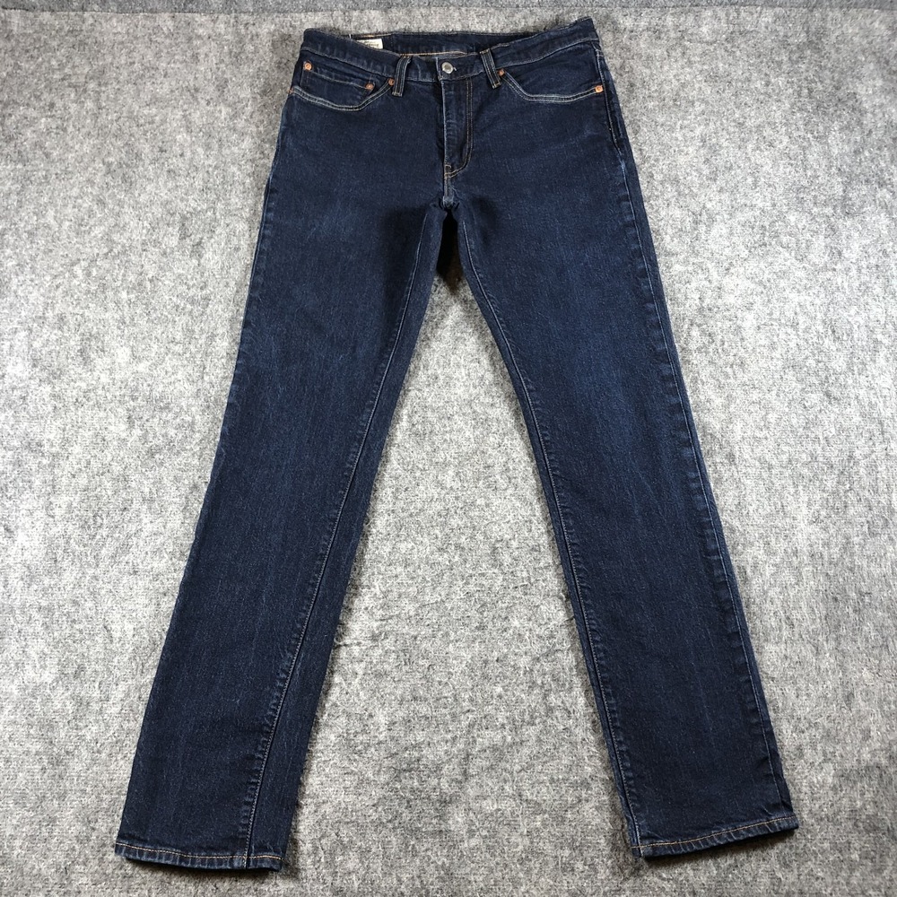Levi's‎ 511 Jeans Mens 33x31 Blue Slim Tapered Dark Wash Denim Casual Pants